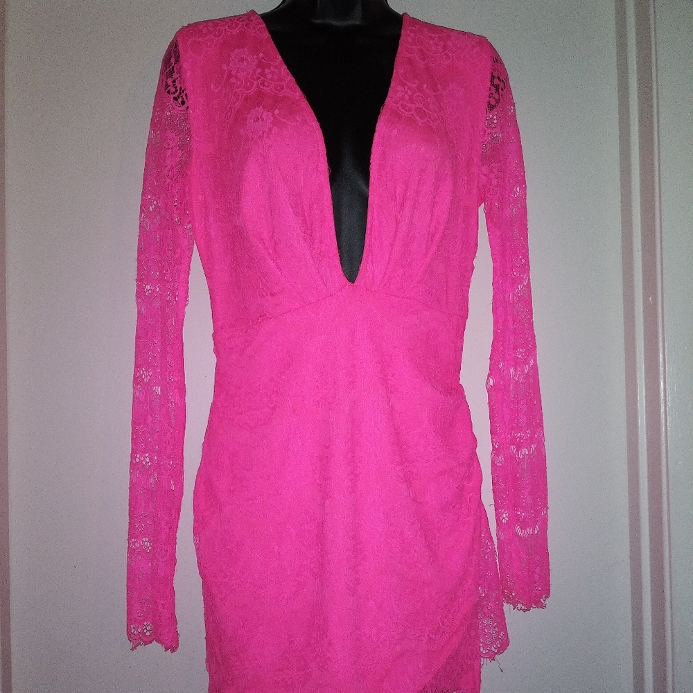 XTAREN Hot Pink Dress